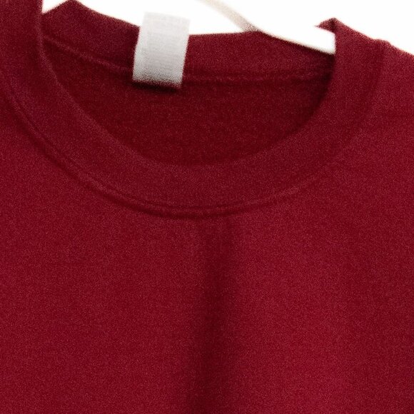 Vintage Red Crewneck Sweatshirt With Bold Number 4 Print On Back - Picture 2 of 8